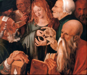 Christ Among The Doctors Albrecht Durer